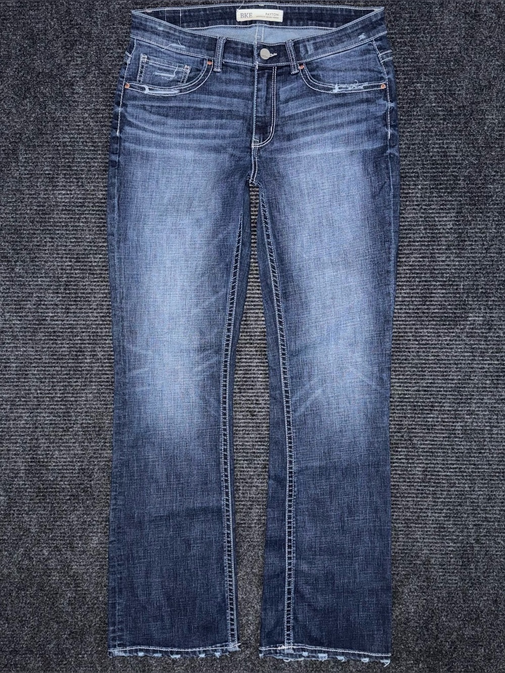 Buckle BKE Payton Universal Fit Mid Rise Bootcut Jeans Dark Wash 31x33.5 ABK3933